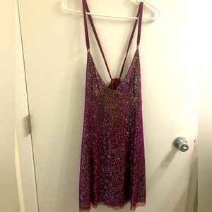 Free People Sequin Mini Dress